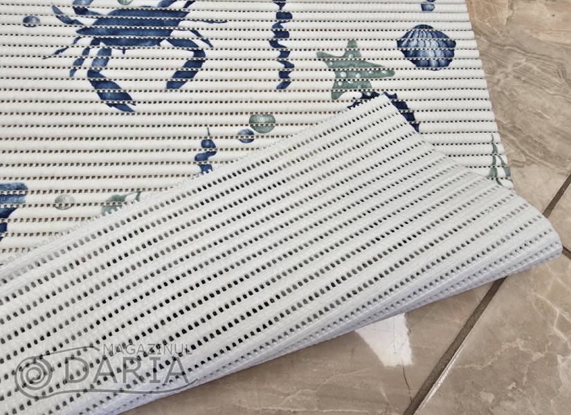 Covoras de baie 6021-1 blue